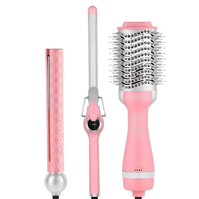 Gift Pack Enzo BROSSE LISSEUR ET BOCLEUR rose